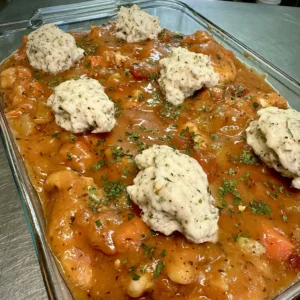 CHICKEN CASSEROLE WITH HERB DUMPLING